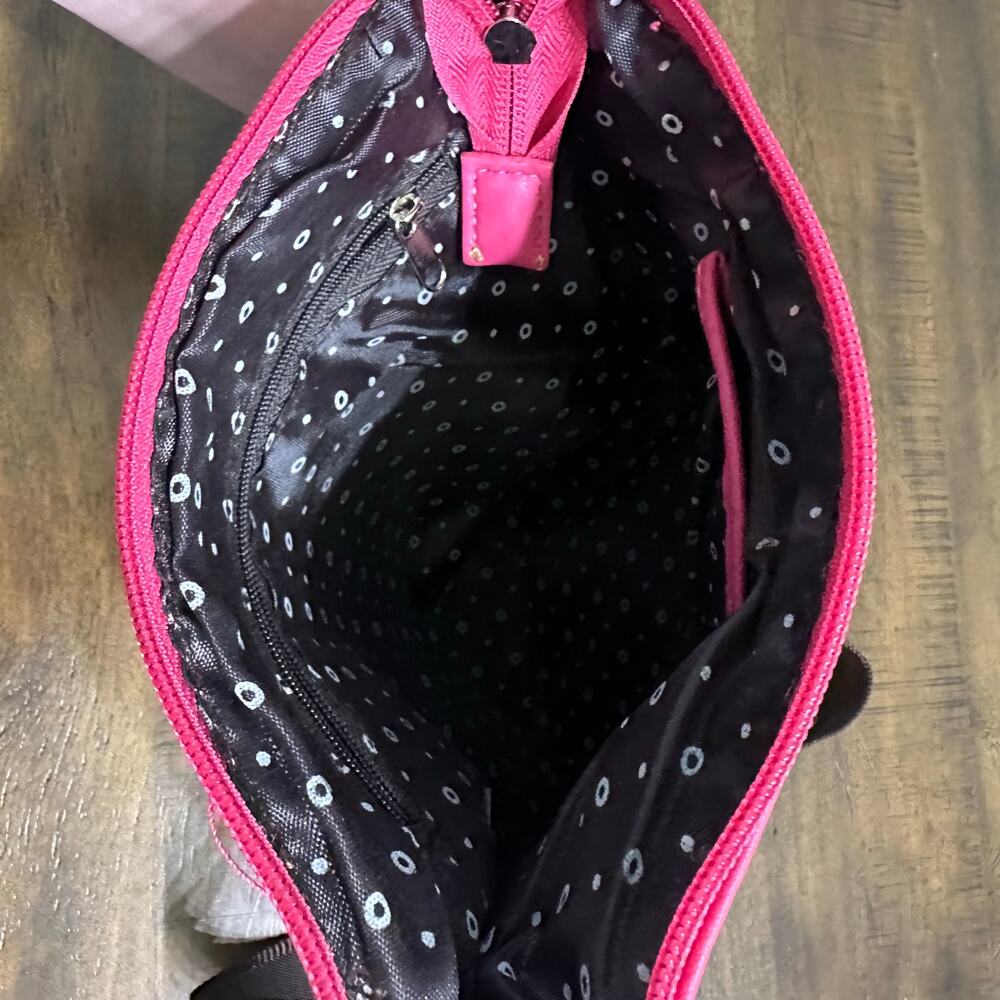 Guess Pink Studded Monogram Crossbody Bag Y2K Small Purse - Picture 6 of 8